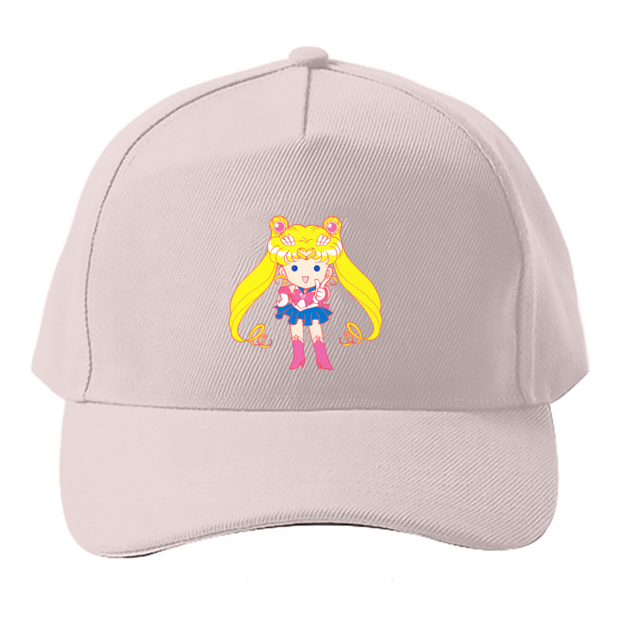 （画像用） 美少女戦士セーラームーン 月野 うさぎ つきの うさぎ Sailor Moon Tsukino Usagi ベースボールキャップ 綿100％ 男女兼用 帽子 スポーツ